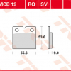 TRW Scheibenbremsbeläge MCB 19 RQ