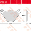 TRW Scheibenbremsbeläge MCB 097 mit ABE