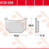 TRW Scheibenbremsbeläge MCB 509 mit ABE