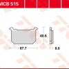 TRW Scheibenbremsbeläge MCB 515 mit ABE