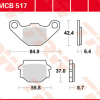 TRW Scheibenbremsbeläge MCB 517 mit ABE