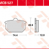 TRW Scheibenbremsbeläge MCB 527 mit ABE