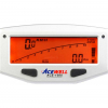 Acewell ACE-1500A Digitaler Motorrad Tachometer mit Balkengrafik Drehzahlmesser, Tankanzeige und LED Schaltwarnung, Display Orange