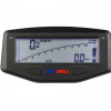 Acewell ACE-1600S Tachometer für Motorräder mit Drehzahlmesser Funktion, Temperatur-, Tankanzeige, LED Schaltwarnung, schwarz