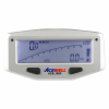 Acewell ACE-1600 Tachometer für Motorräder mit Drehzahlmesser Funktion, Temperatur-, Tankanzeige, LED Schaltwarnung, Silber