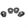 Shin Yo Montageplatten INDY SPACER ISS2 (ISO1)  Mini-Blinker für Suzuki, schwarz, Set, SV 650/SV 1000, ab 03, GSXR 600/750/1000, ab 02
