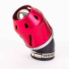 Geiwiz Luftfilter Grenade rot gewinkelt 35/48mm Anschluss (inkl. Adapter)