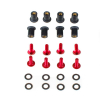 Vicma Aluschrauben Muttern Set M5x16 rot - 8 Stück
