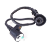 Geiwiz Zündspule mit Kerzenstecker u.a. für 50cc Minarelli Motoren