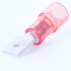 EMC Flachstecker für Kabelstärke 0,5-1,5 mm², Steckerbreite 4,8 mm, teilisoliert PVC, rot, 100er pack