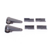Geiwiz Scheinwerferhalter Set für 32-41mm Holme aluminium schwarz