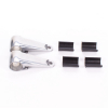 Geiwiz Scheinwerferhalter Set für 35mm Holme aluminium poliert