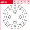 TRW Bremsscheibe MST452 | starr