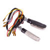 Lampa Power View, vordere LED-Blinker mit Positionslicht, 12V Carbon-Look