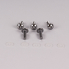 Geiwiz Verkleidungsschrauben Edelstahl M5x16 mit Kunstoff U-Scheiben (5er Set)