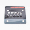 Highway Hawk Chromabdeckkappen für Inbusschrauben M810 St.
