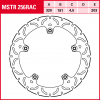 TRW Bremsscheibe MSTR256RAC | starr