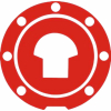 Quattroerre Aufkleber Tankdeckel , (3D Optik rot,eloxiert)
