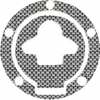 Quattroerre Aufkleber Tankdeckel , (3D Carbonlook)
