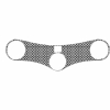Quattroerre Aufkleber Gabelbrücke, (Real fiber)