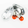 Geiwiz Blinkerglas für Yamaha klar/Birne orange, Paar Vergl. Nr. 2C0-8333A/8334A-00, E-GEPR.