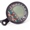 Acewell ACE-2853AS - Tachometer und Drehzahlmesser mit Kraftstoffanzeige, Alu-Gehäuse-schwarz