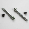 TourMax Bremssattelbolzenset PPS-901 M10x1,  Ø 5,8mm x 64,20mm, mit Innen-6kt SW 5mm, Blindstopfen mit Schlitz M10x1 x 5,5mm