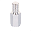 Geiwiz Spiegeladapter 10 mm Aussengewinde linksgew./ 10 mm Innengewinde (Spiegel) linksgew. Chrom