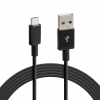 Lampa Kabel USB > Micro-USB, 1M Schwarz