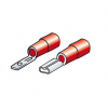 Lampa Kit 20 flache Kabelenden - Rot