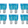Lampa Smart Led, Set 6 Lamellensicherungen mit LED-Kontrollleuchte, 15A, 12/32V