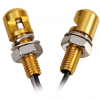 Lampa Mini LED Set mit weißem Licht M8x20 gold farbig
