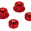 Lampa "Bobbins" Aluminium Montageständeraufnahmeset - M10x1,25 - 1,5cm Loch - rot