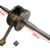 Top Racing Kurbelwelle für SYM Jet 50