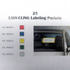 EASY-CLING Preisauszeichnungstaschen für Schaufenster, Taschen 25 Stck