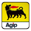 Aufkleber Agip 22x22cm
