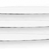 Quattroerre Aufkleberset (6 St.), 7cm, 3D Optik Weiß reflex