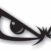 Stickers H.Q.S Aufkleber "Böser Blick" 15cm Black