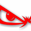 Aufkleber "Böser Blick" 15cm Red