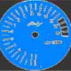 Quattroerre Instrumententafel blau,
