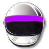 Quattroerre Sonnenschutz f. Helmvisier transparent violett