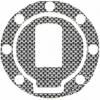 Quattroerre Aufkleber Tankdeckel , (3D Real fiber)