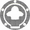 Quattroerre Aufkleber Tankdeckel , (Real fiber)