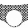 Quattroerre Aufkleber Gabelbrücke, (Real fiber)