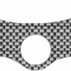 Quattroerre Aufkleber Gabelbrücke, (Real fiber)