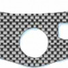 Quattroerre Aufkleber Gabelbrücke, (Real fiber)