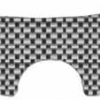 Quattroerre Aufkleber Gabelbrücke, (Real fiber)