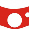 Quattroerre Aufkleber Gabelbrücke, (3D Optik rot,eloxiert)