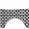 Quattroerre Aufkleber Gabelbrücke, (3D Real fiber)