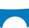 Quattroerre Aufkleber Gabelbrücke, (3D Optik blau,eloxiert)